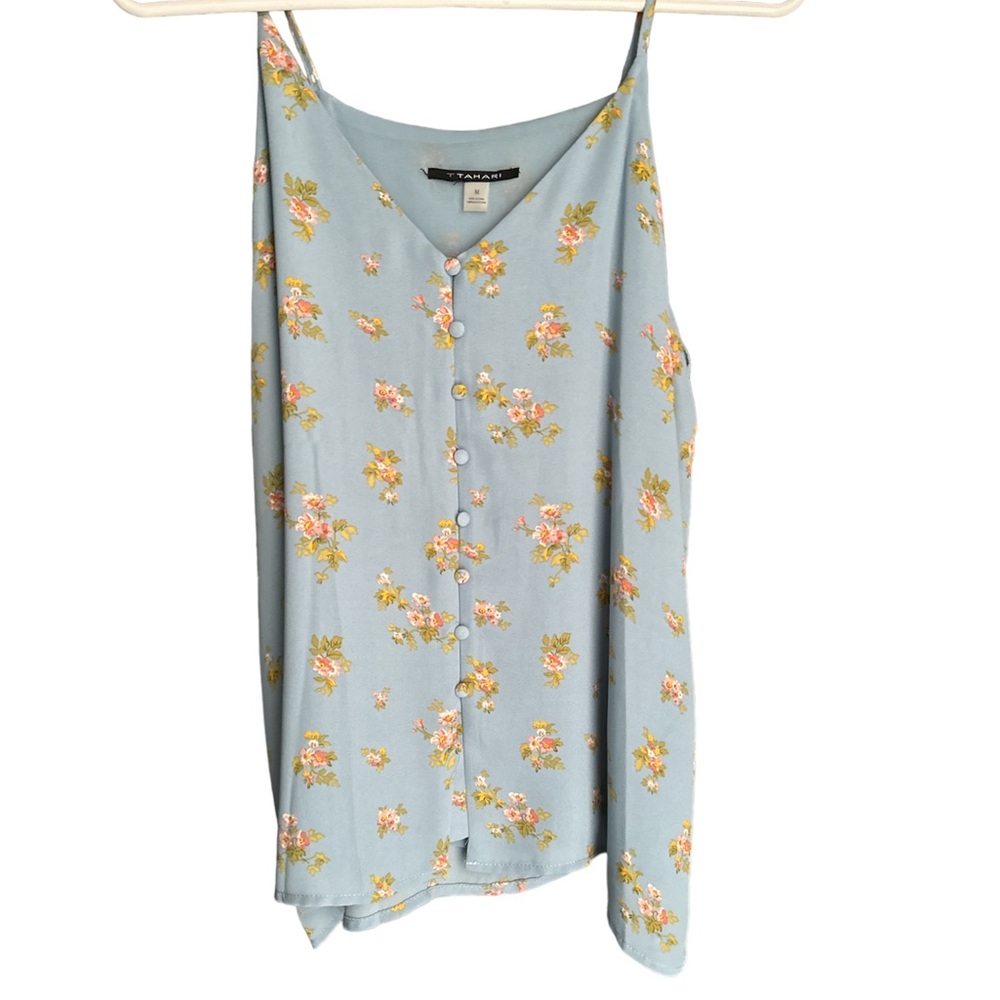 51. T TAHARI tank top blouse SIZE M